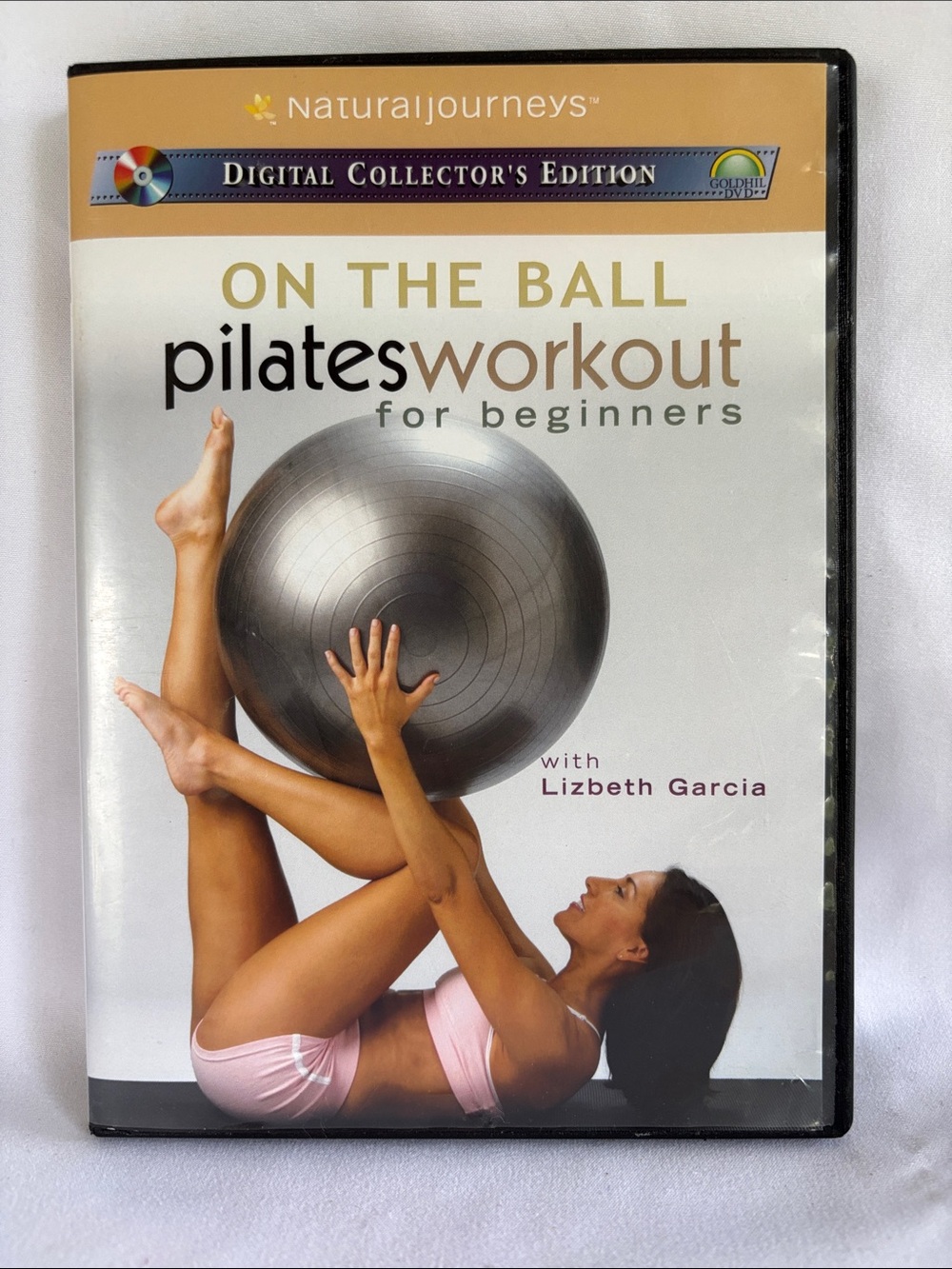 ON THE BALL PILATES WORKOUT FOR BEGINNERS DVD WITH  LIZBETH GARCIA - TESTED